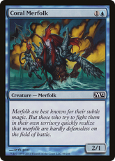 Tritões dos Corais / Coral Merfolk - Magic: The Gathering - MoxLand